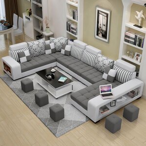 Ashleigh Jo 5   Piece Slipcovered Sectional 